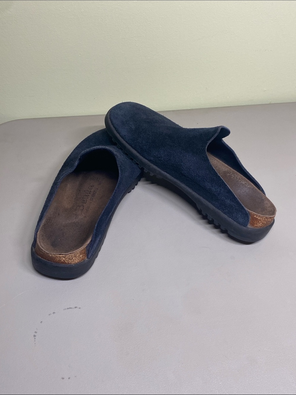 Unisex Betula by Birkenstock Slip-On Suede Mule - Navy